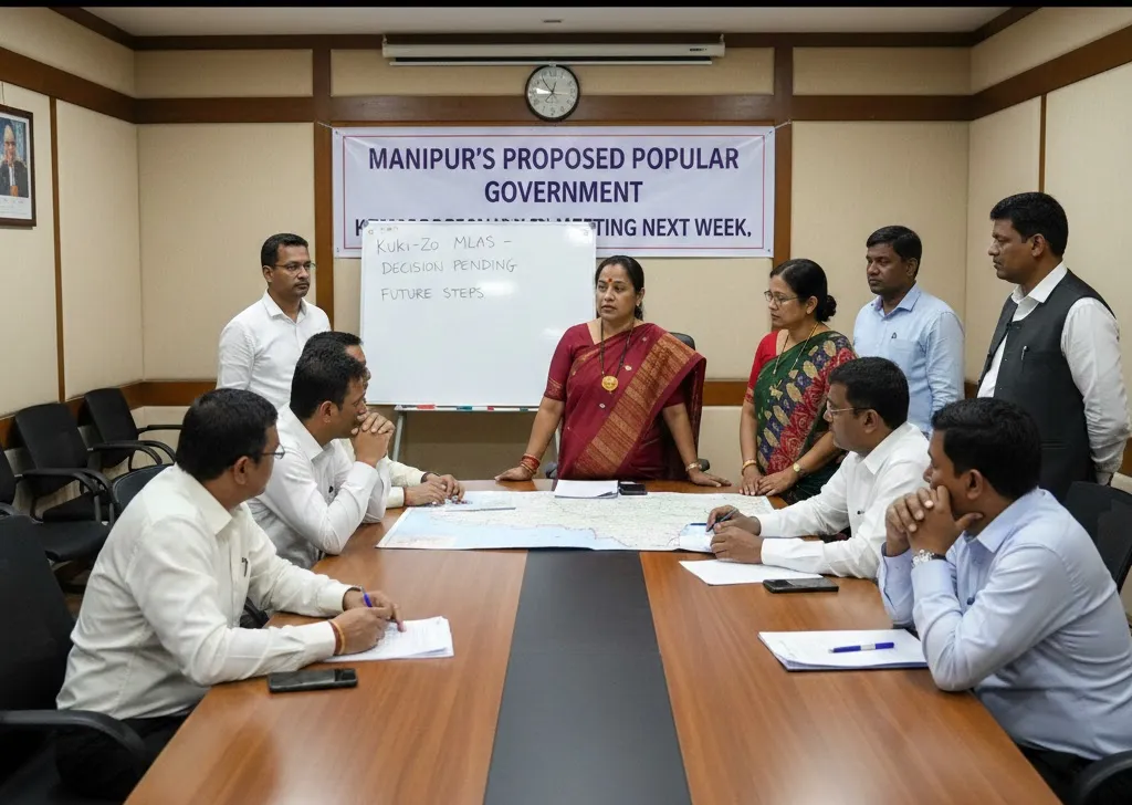 Kuki-Zo MLAs yet to decide on joining Manipur’s proposed popular government; key meeting next week