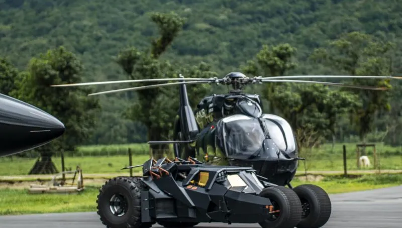 Neymar lives Batman dream with million-dollar Batmobile, Batcopter and jet flex