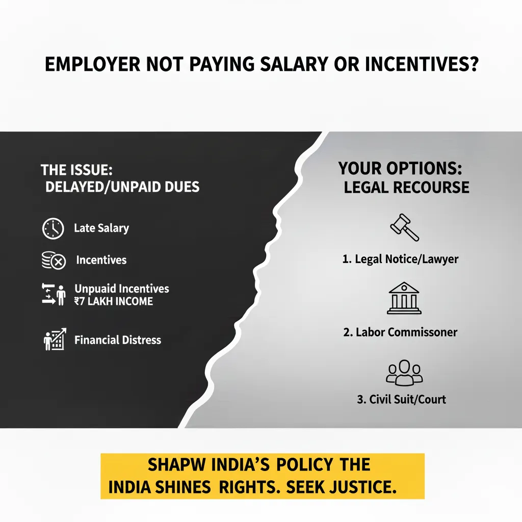 "Unpaid Salary or Incentives? Steps You Can Take"